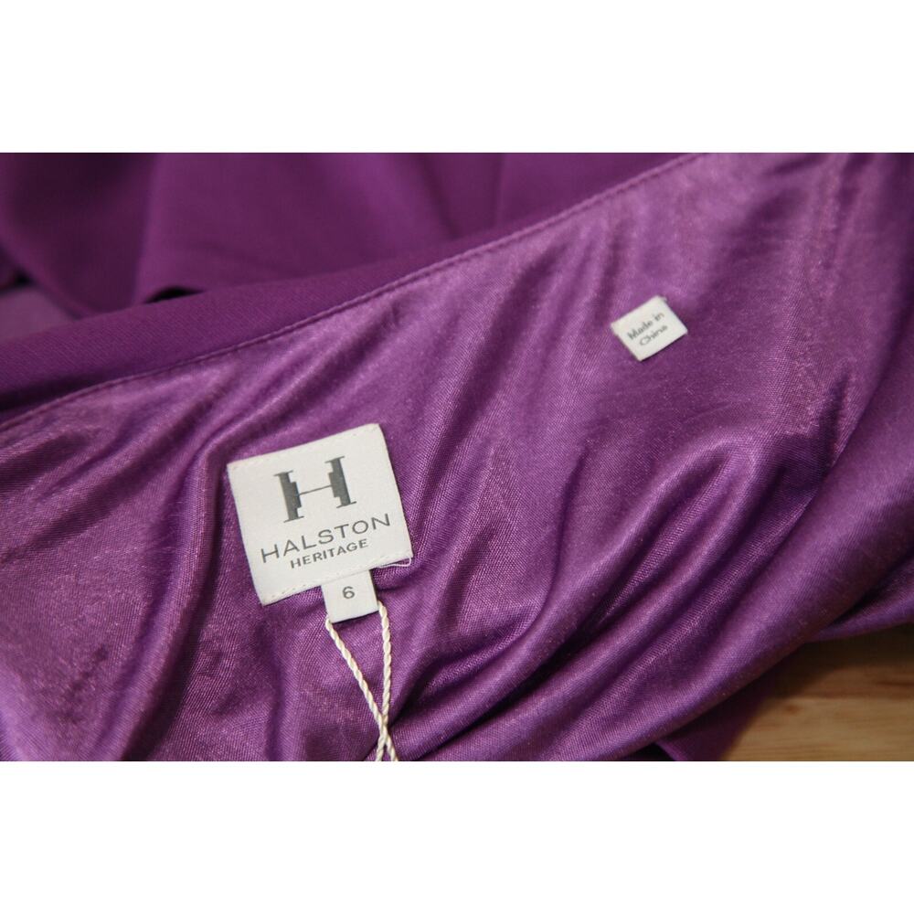 Halston Heritage Size 6 Dress Cocktail Mini Quiet Luxury Feminine Bodycon Hoco - Picture 12 of 16